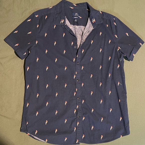 LOT OF 10 Men's Button Down/ Short Sleeve - Picture 9 of 11